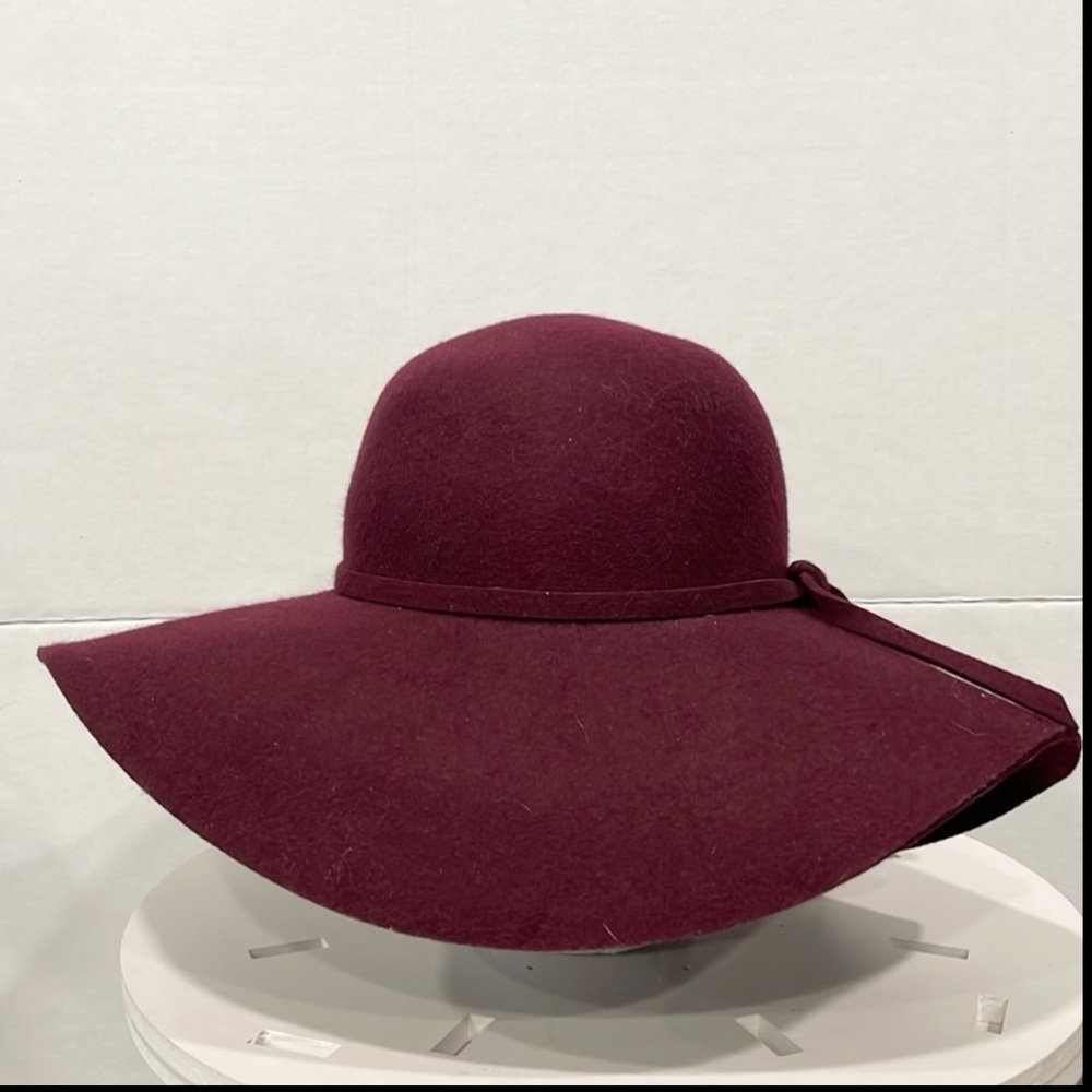 Something Special Womens Black Sun‎ Hat Pure Wool Wide Brim Vacation Western